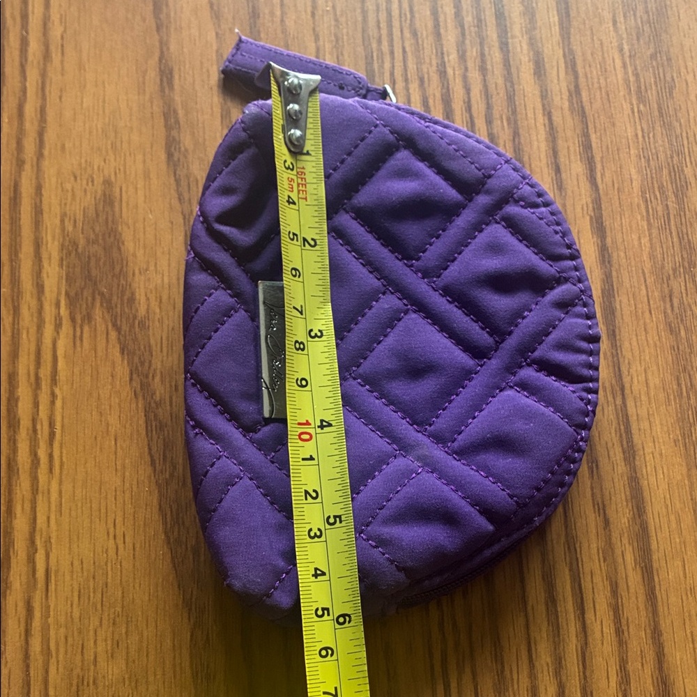 Vera Bradley Deep Purple Quilted Pouch - Picture 3 of 4